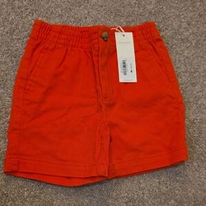 Janie and Jack Vibrant Orange Kids Shorts